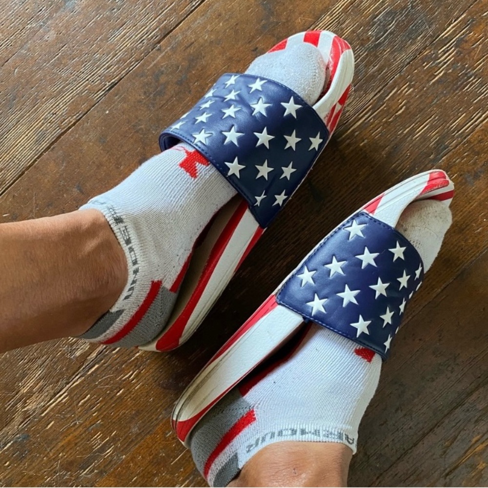 Stars and Stripes H&M slides